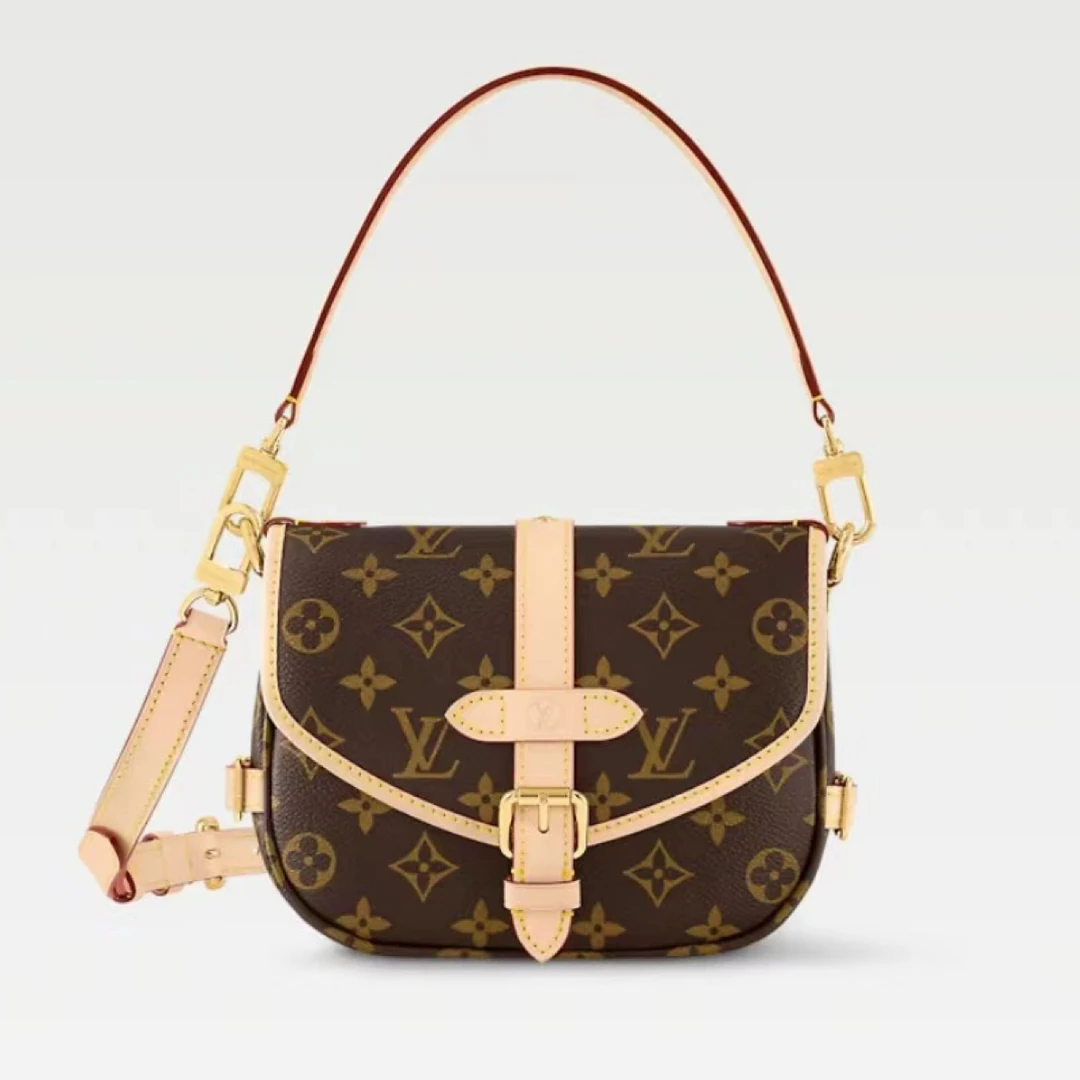 全新未使用 LouisVuitton/路易威登 老花双子星经典时尚单肩包