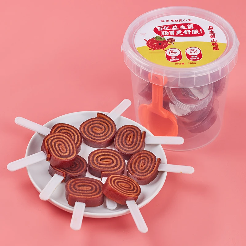 陈皮皮和朋友们益生菌山楂圈益生菌儿童开胃品质零食罐装200g