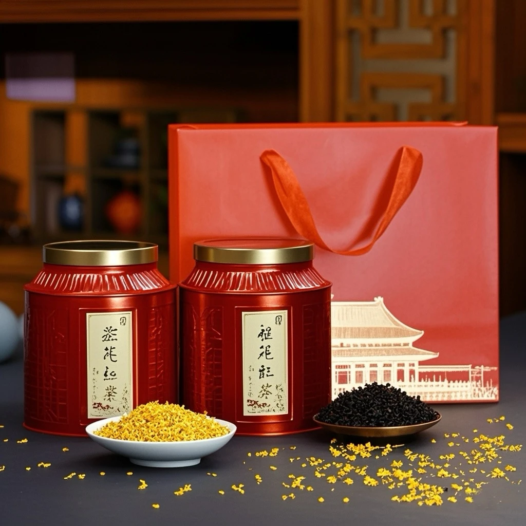 CA/春安桂花红茶茶叶正宗花茶浓香型花香小种好茶严选工艺耐泡茶