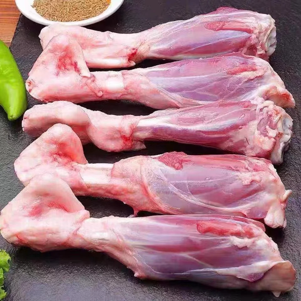 新鲜嫩羊小腿整根现切本地山羊腿4j斤零添加零防腐 顺丰包邮炭烤