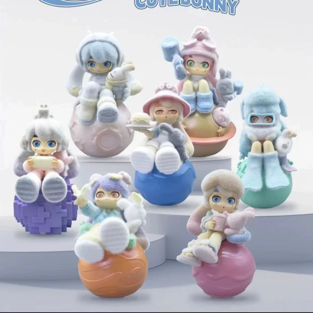 拆盒 飞天小兔植绒版 盲盒