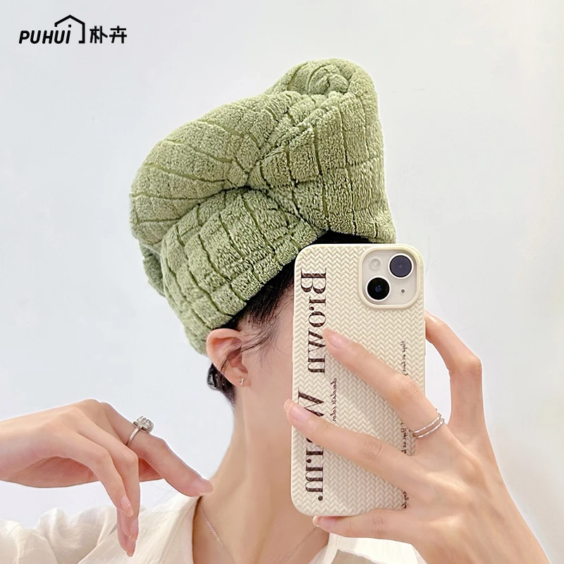 干发帽双层加厚女超强吸水速干浴帽2023新款包头巾擦头发浴帽可爱