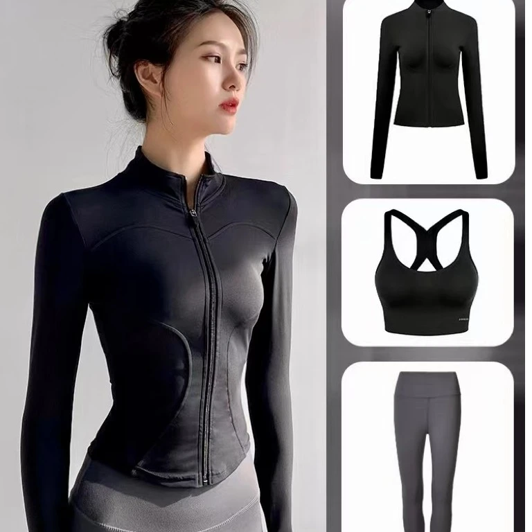 5号【W001-W200】外贸高弹时尚运动健身瑜伽服套装