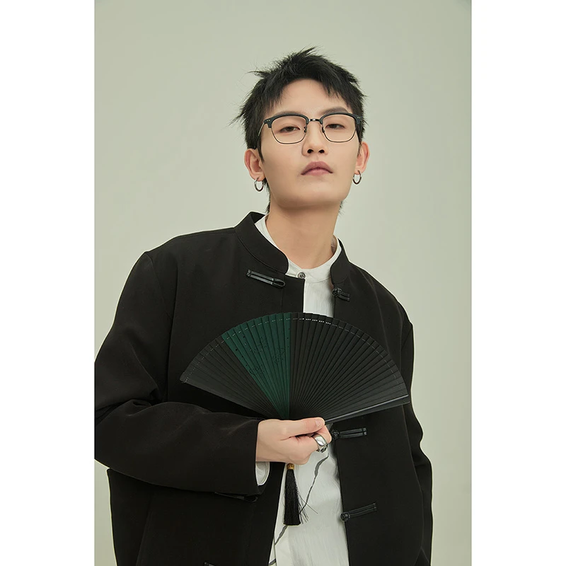 【coney专属】HISHER出柜中性风小个子新中式立领盘扣中山装夹克