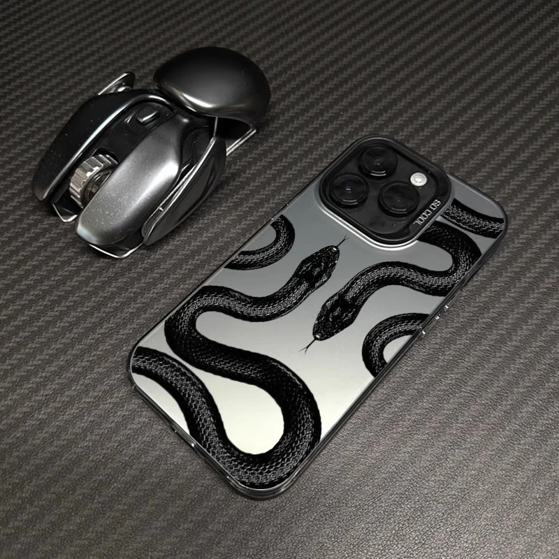 适用苹果15promax手机壳个性iphone14pro蟒蛇13创意12pro16ProMax