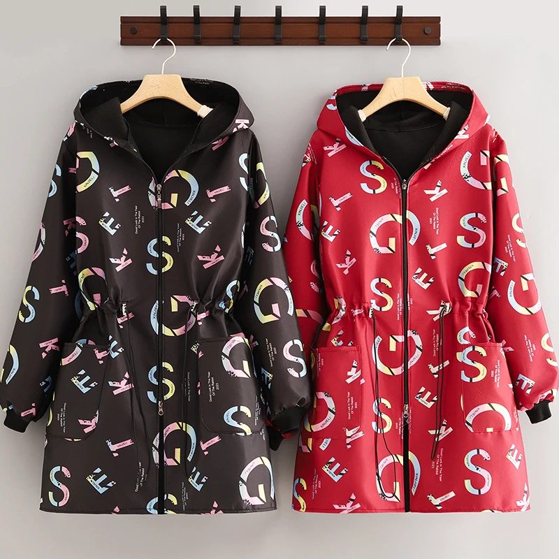 时尚加绒长袖围裙家用厨房防污耐脏加厚罩衣女新款外穿工作服外套