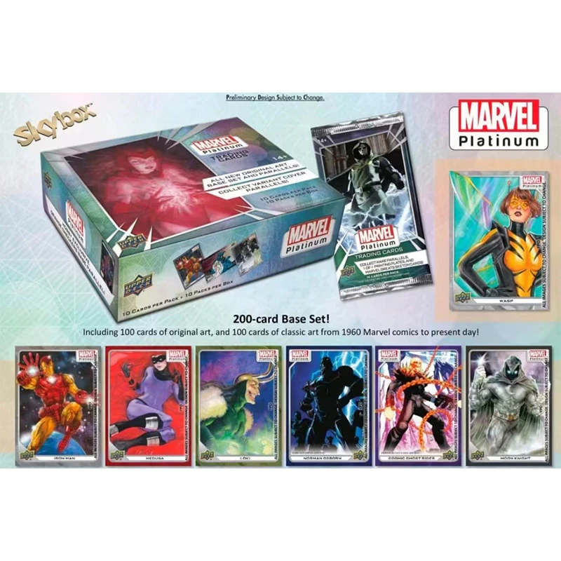 Upper Deck Marvel 漫威天赋盒+漫威白金盒套装