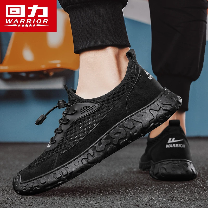 回力凉鞋男夏季2024新款黑色防滑网面鞋子男款户外涉水透气运动鞋