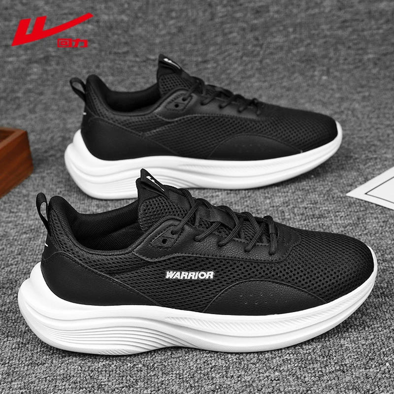 回力运动鞋男2024新款夏天透气男鞋潮牌高级感软底网面飞织跑步鞋