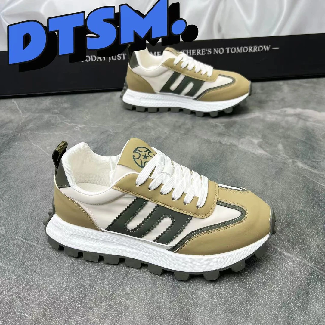 2024夏季时尚潮流布面阿甘户外运动百搭舒适潮鞋增高厚底个性板鞋