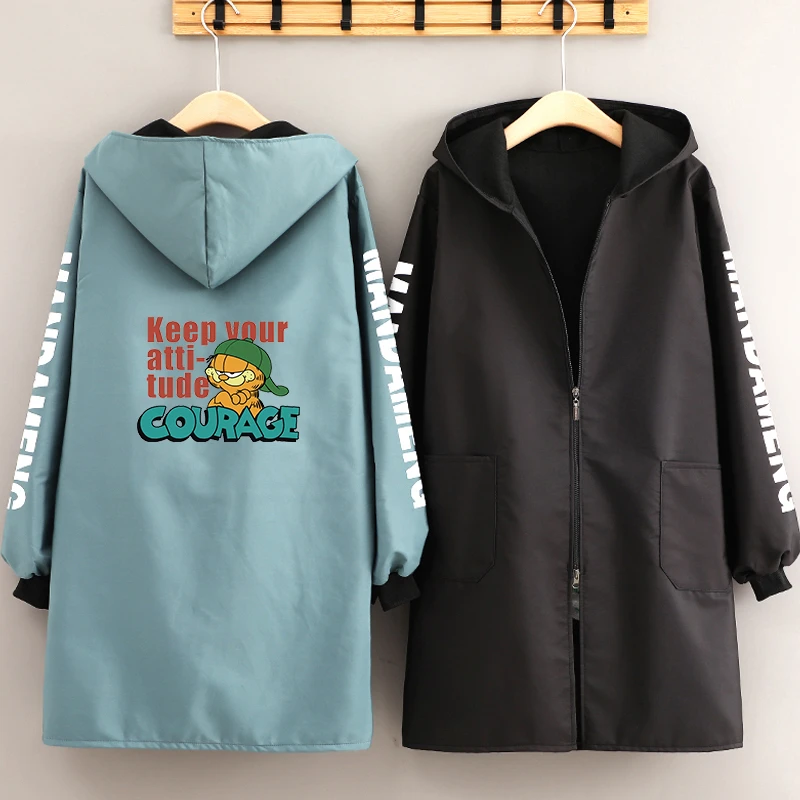 罩衣女新款冬季加绒保暖长袖防水家用厨房围裙上班外穿工作服定制