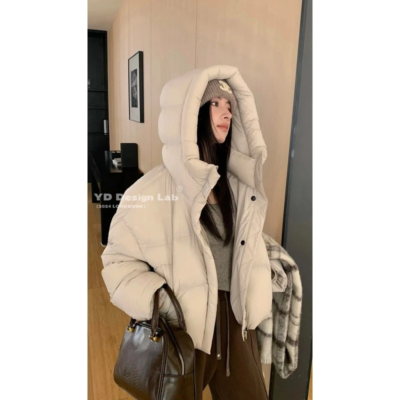 NVOEWA 冬季时尚气质极简百搭韩系短款保暖女装1802