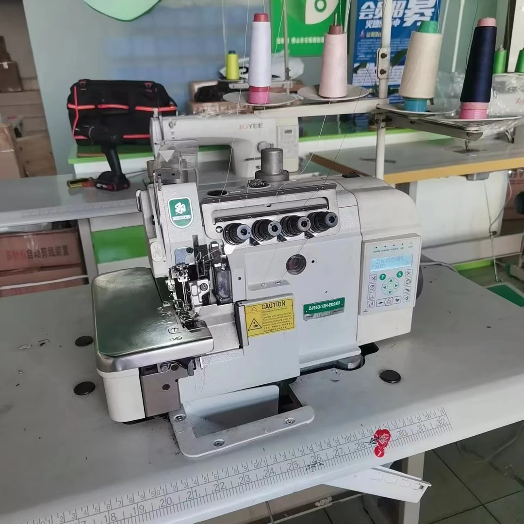 中捷电脑锁边机自动剪线自动抬压脚工业用缝纫机可家用打边机
