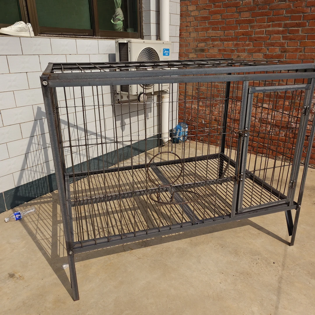 组装拆卸狗笼乡村土狗笼具钢筋角铁焊接加密空隙狗场专用