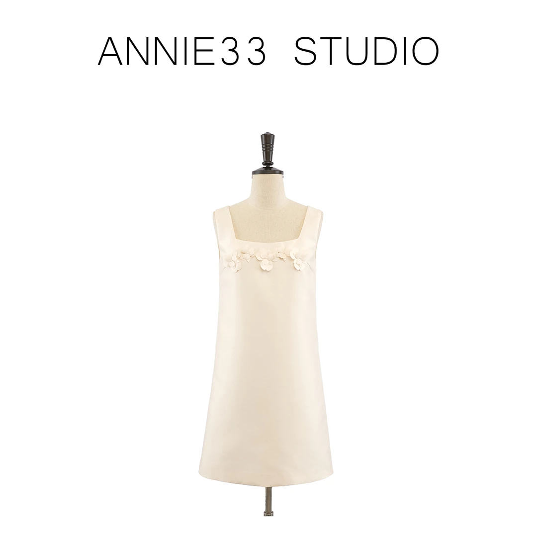 ^3宝^【茉莉甜茶 连衣裙】气质白色轻奢时尚女装连衣裙S30238