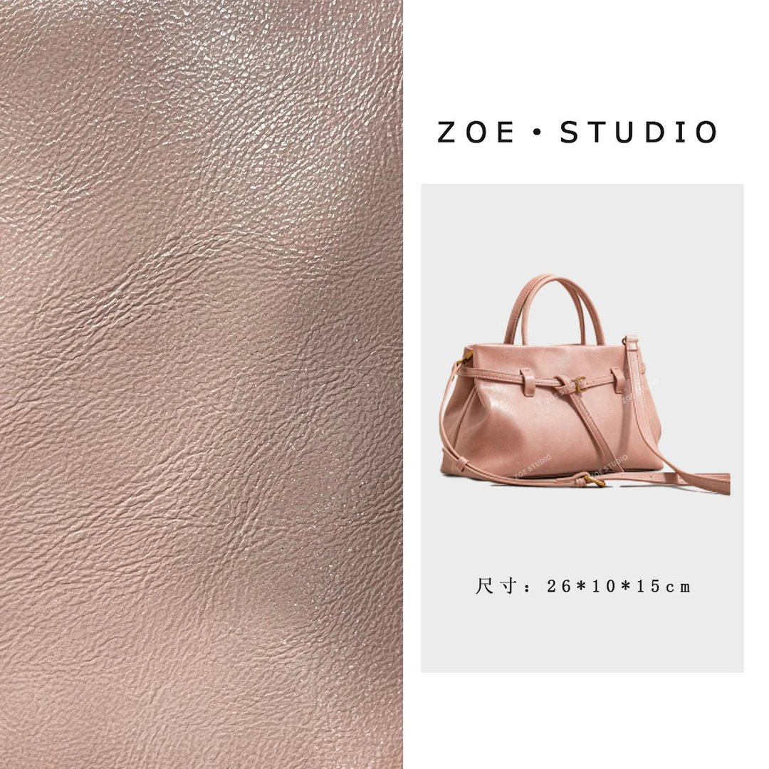 【佐伊甄选】SK-92517-樱花粉轻奢女士时尚气质经典小众斜跨包包