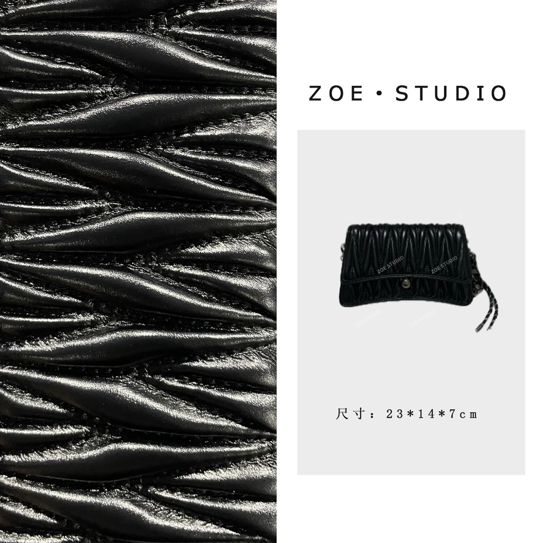 【佐伊甄选】ZT-D7102-黑色轻奢女士时尚潮流百搭通勤腋下斜挎包