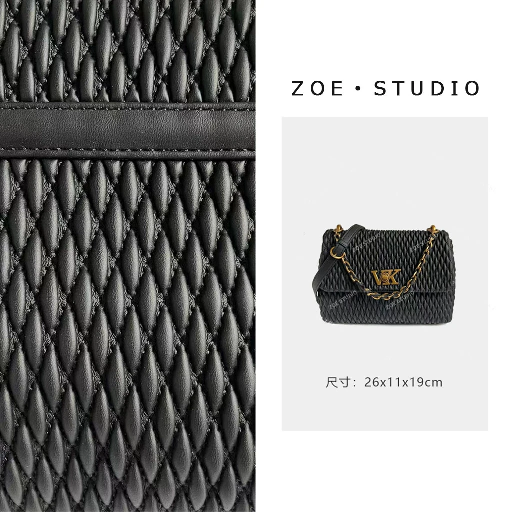 【Z0E】GQ-2084-黑色韩版潮流时尚经典复气质百搭单肩腋下包