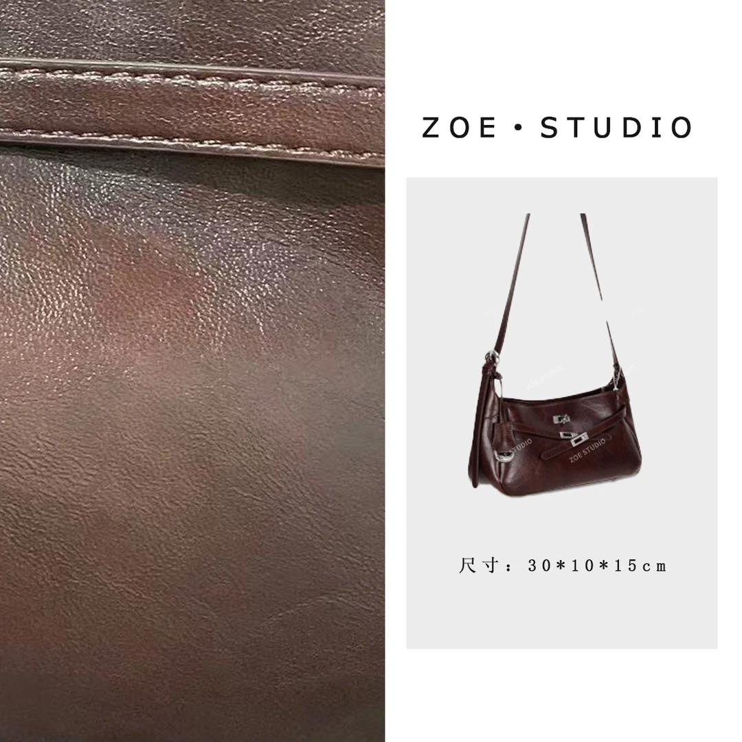 【佐伊甄选】GQ-2922-安可拉红轻奢女士时尚潮流百搭通勤腋下斜挎包