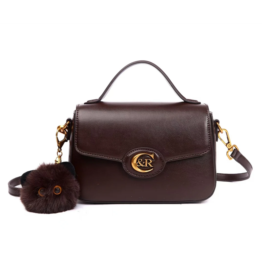 【佐伊甄选】BF-66162-咖啡轻奢女士时尚百搭单肩腋下斜挎包包