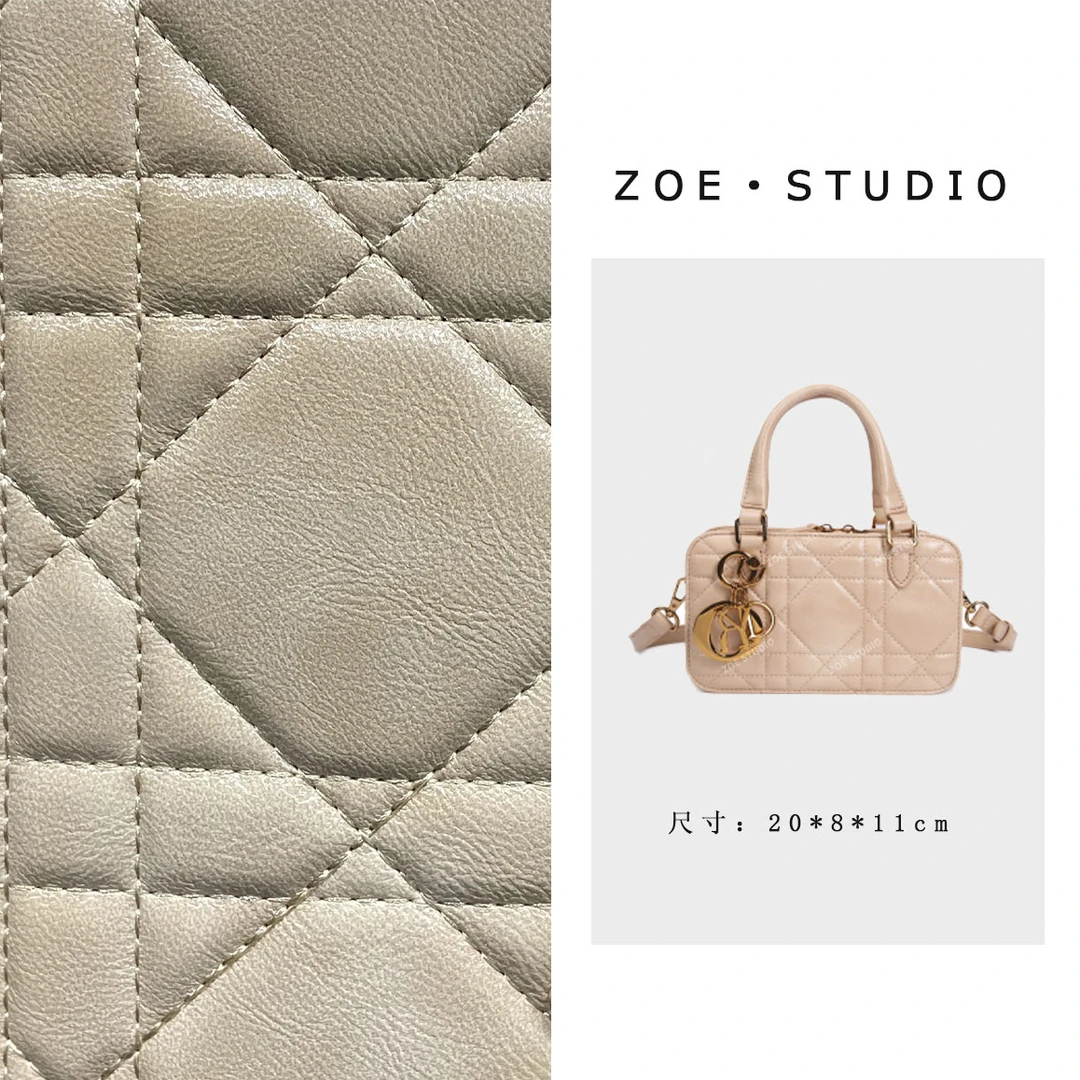 【佐伊甄选】SKL-7287-奶茶色韩版单肩手提女包夏季小香风轻奢