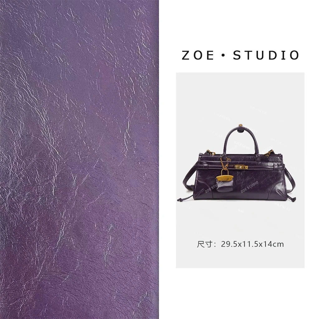 【佐伊甄选】SKL-G8016-1-罗兰紫轻奢女士时尚潮流百搭腋下斜挎包