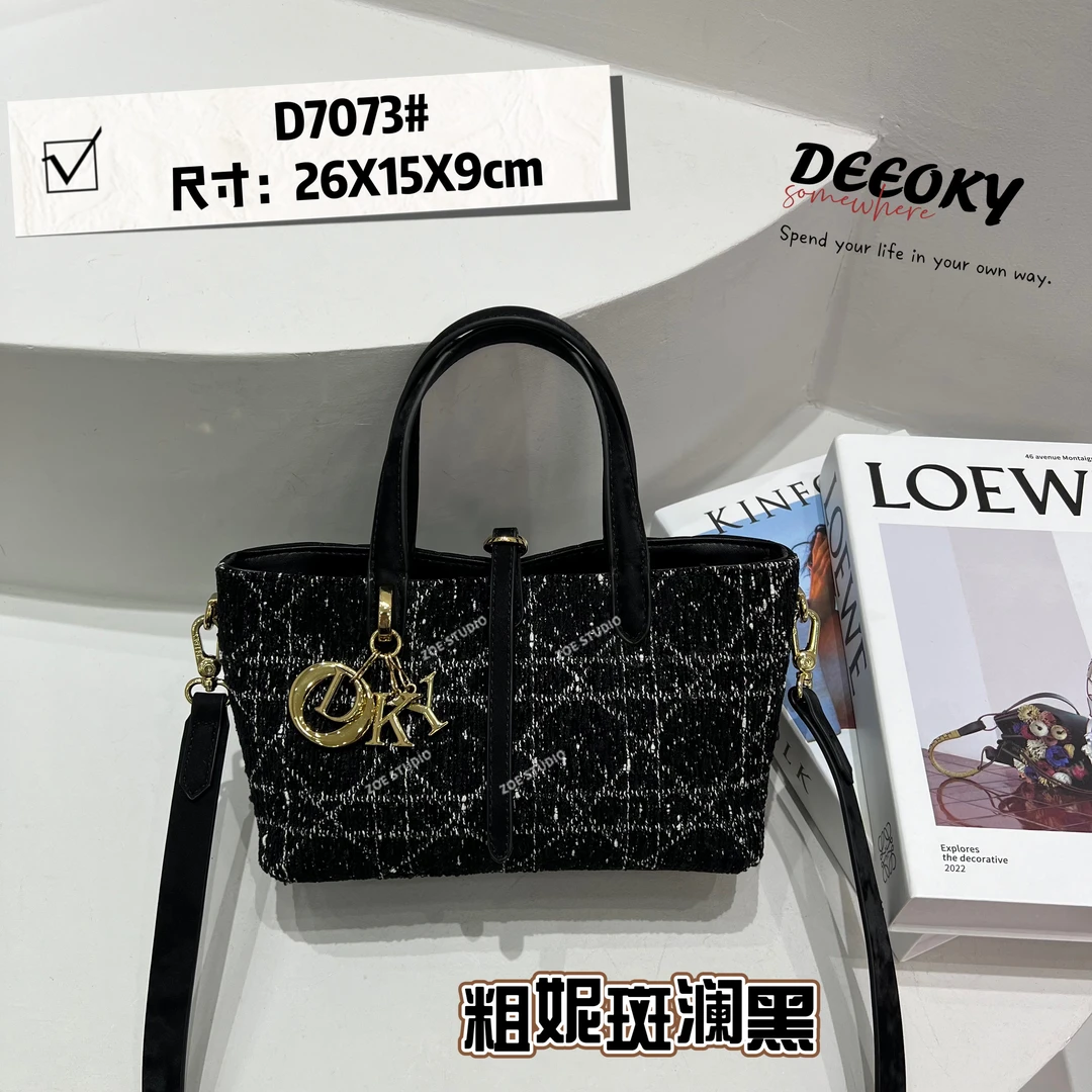 【佐伊甄选】ZT-D7073-斑澜黑轻奢女士时尚经典通勤小众腋下斜挎包