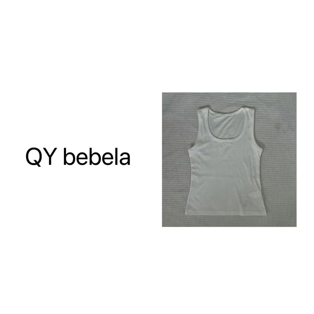 Qybebela女背心打底运动瑜伽时尚休闲女士夏季无袖