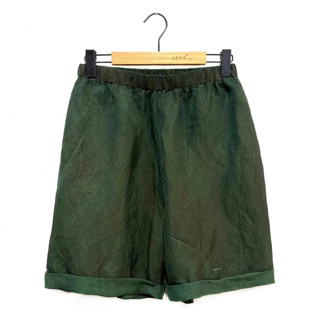 深深一刻 左岸迷香休闲百搭短裤 Z23SS3026