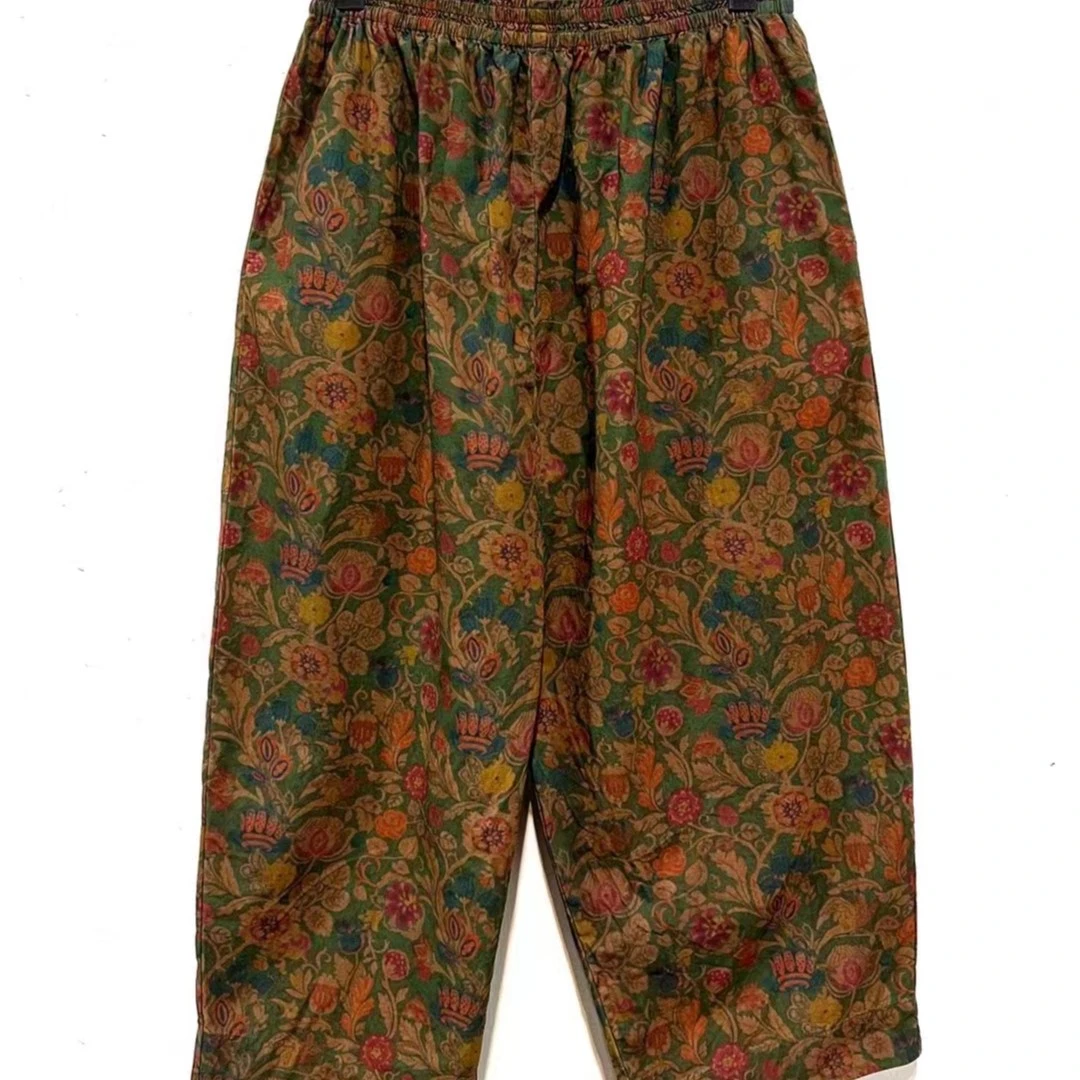 深深一刻 左岸迷香休闲文艺范 宽松休闲裤  Z23SS3031