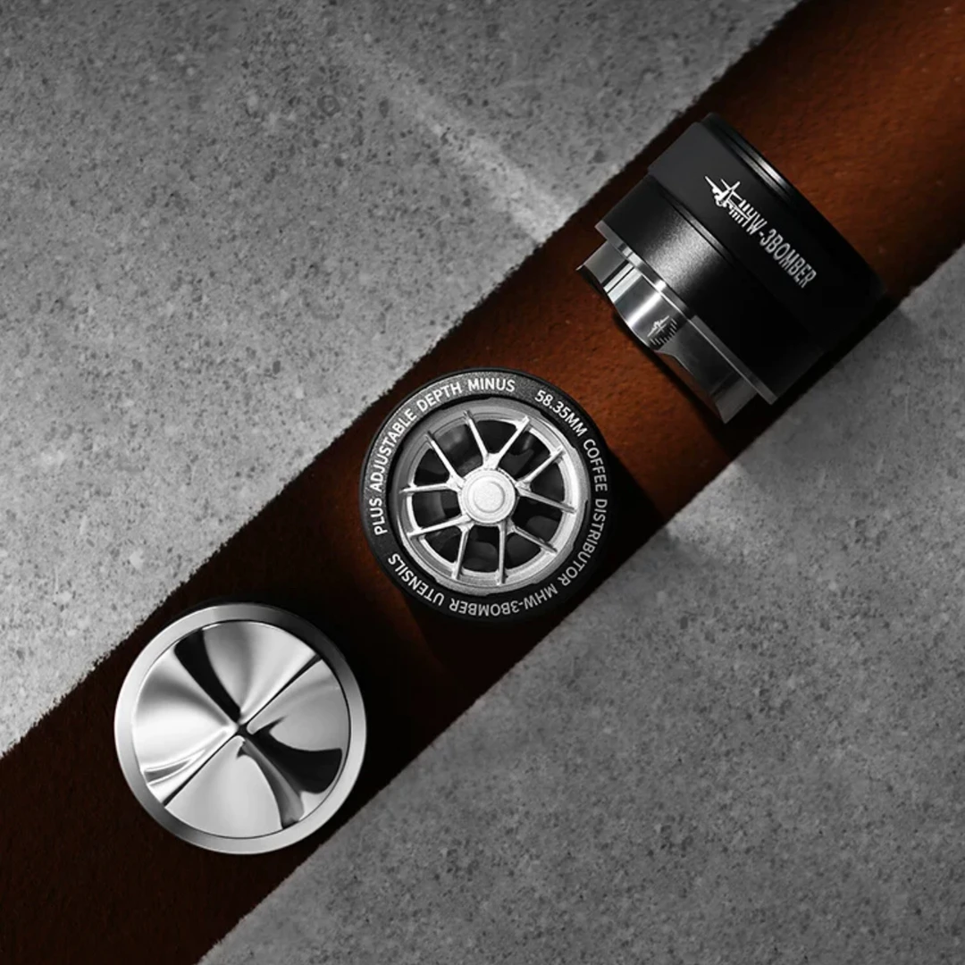 MHW-3BOMBER轰炸机驭系列无级式调节咖啡布粉器 意式粉锤58mm通用