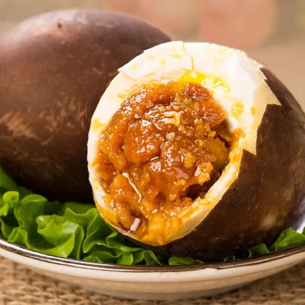 【峰言老师专属】微山湖区烤鸭蛋传统古法红泥腌制 软糯起沙流油