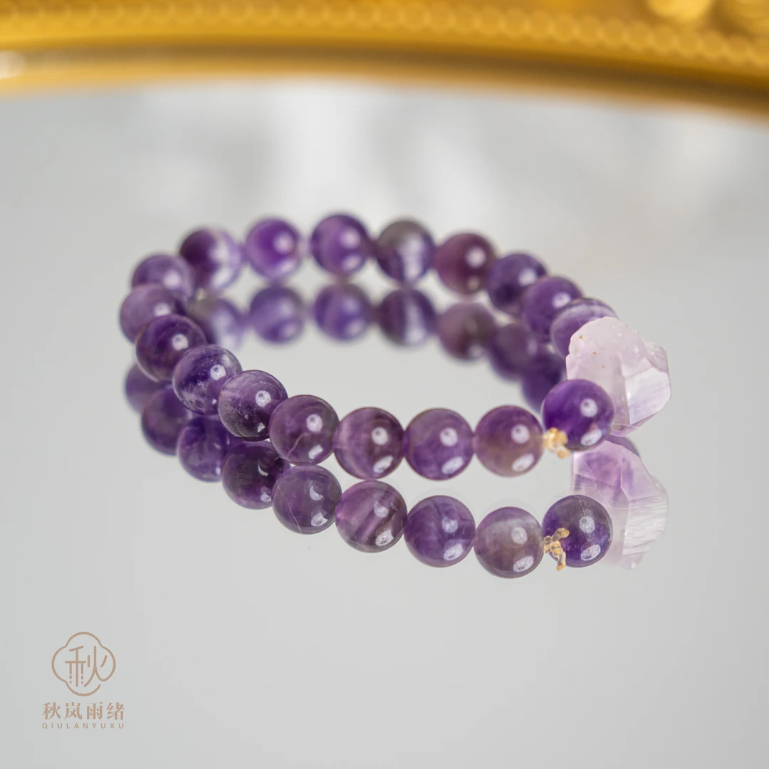 铜合金石英石手链 原创手工手串手链汉服国风复古风旗袍轻奢时尚