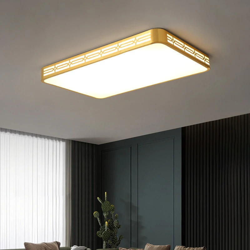 全铜客厅吸顶灯2025年新款灯具现代简约大气北欧主卧室餐厅家用