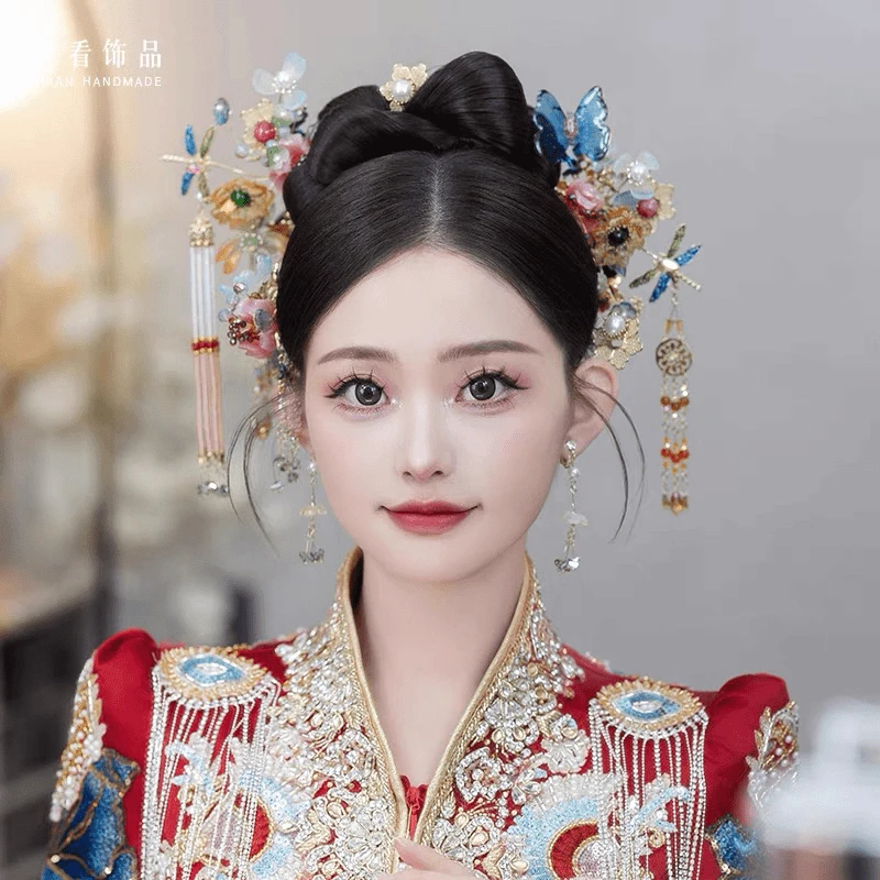 锌合金树脂婚庆饰品 X1789喜看优选高级减龄秀禾