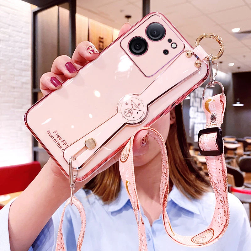 红米K60至尊版手机壳RedmiK60ultra腕带斜挎挂绳保护套全包防摔女
