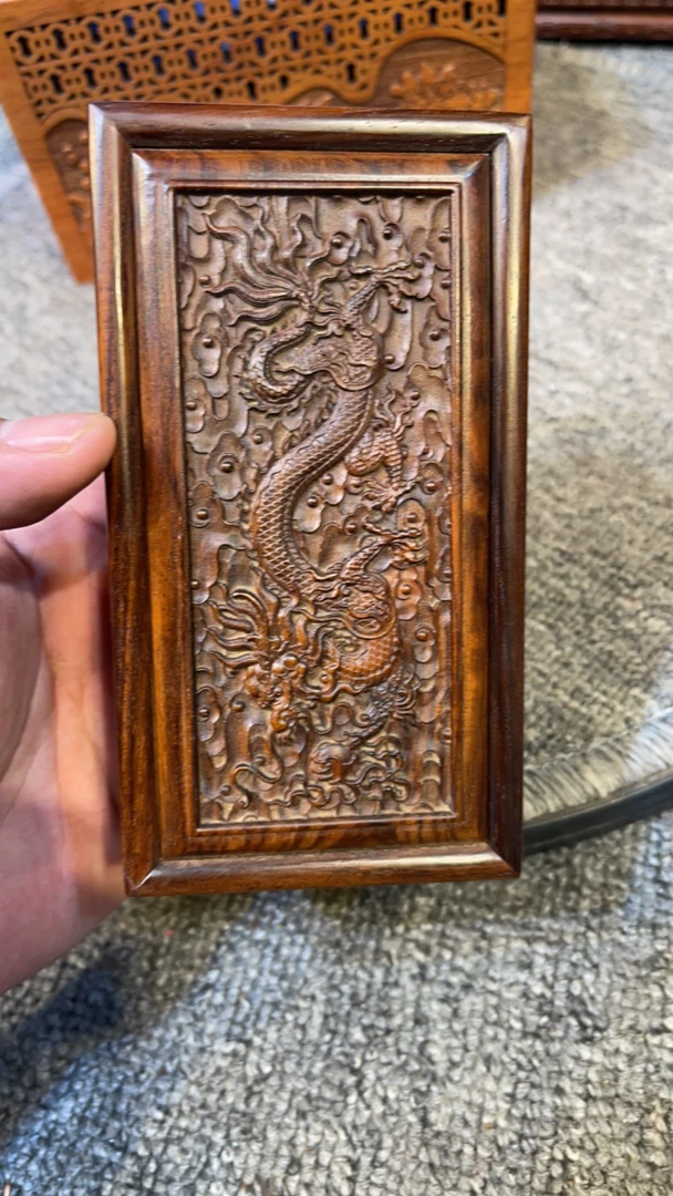 老挝酸枝小盒尺寸：14.5/8.4.5