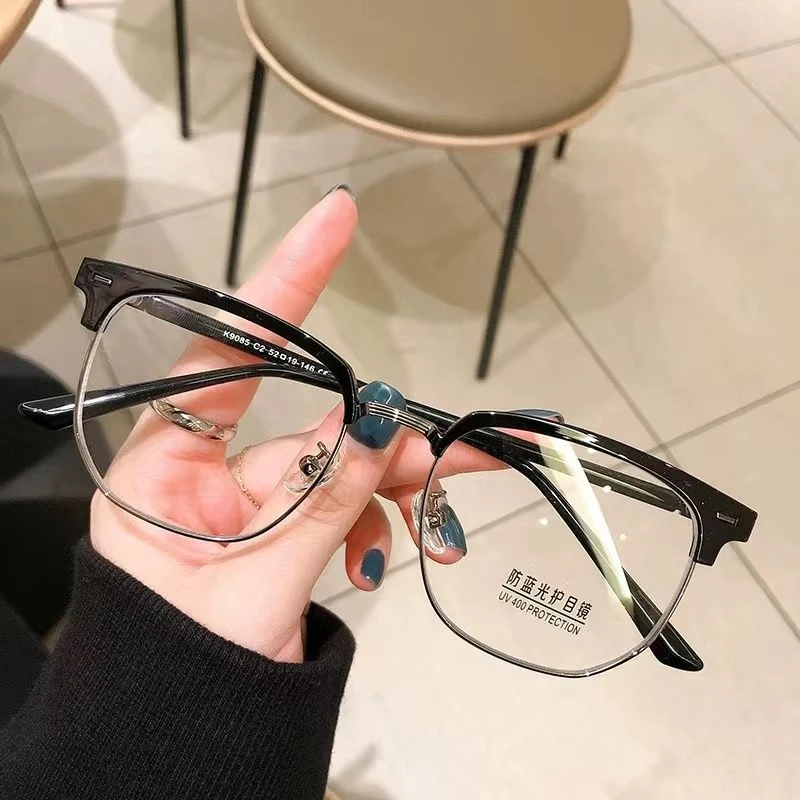 眼镜男款潮近视斯文败类理工男痞帅眼镜框眼睛潮牌防蓝光平光时尚
