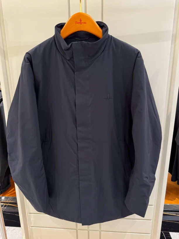 比音勒芬24冬季新品中长轻商务棉服1111