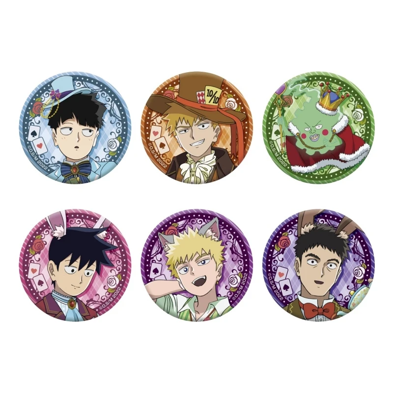 【桃太郎】灵能百分百 吧唧徽章 不可思议之国的爱丽丝ver 现货代拆