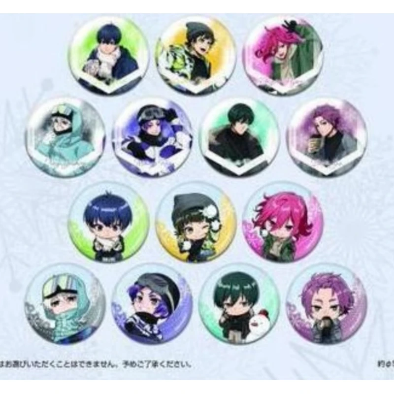 【桃太郎】蓝色监狱 招财猫卡拉OK 滑雪吧唧徽章 现货代拆