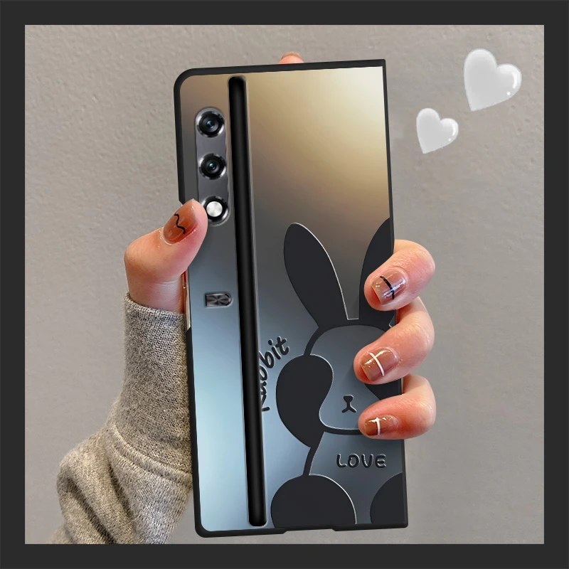 荣耀VPurse手机壳女新款时尚简约潮牌捂眼兔VS2至臻折叠屏保护套