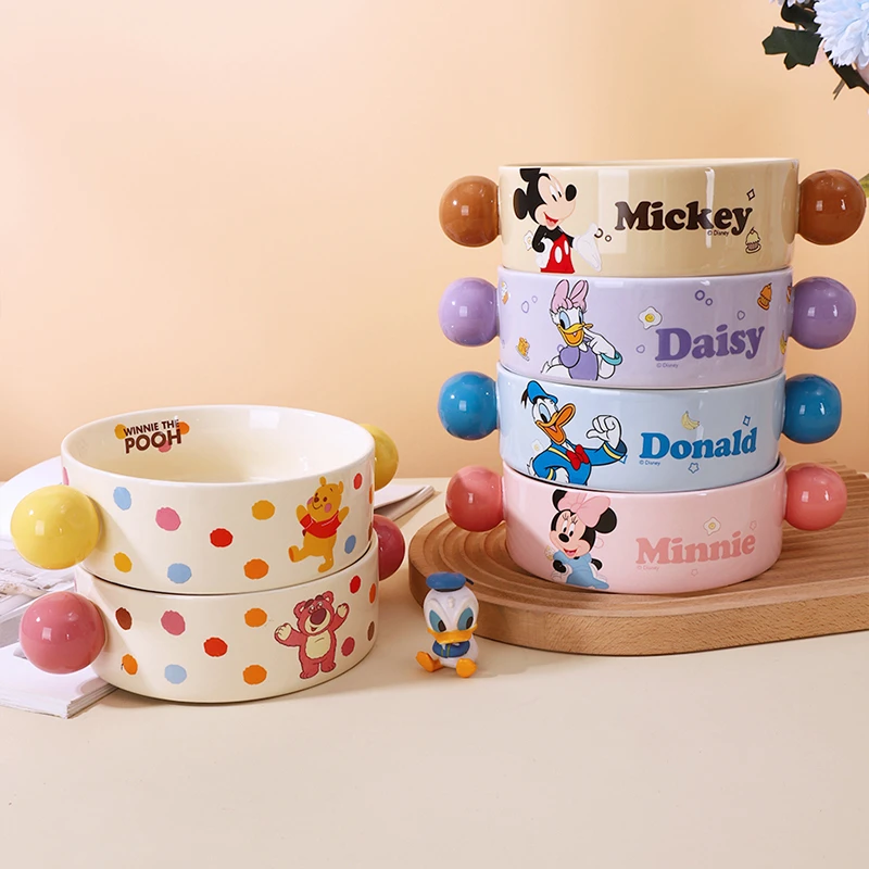 【言则】迪士尼淘趣系列6英寸思嘉双耳干果盘米奇米妮唐老鸭黛丝