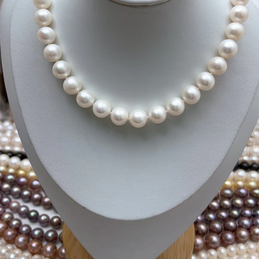 【闪购商品】淡水珍珠颈饰未镶嵌9-11无核