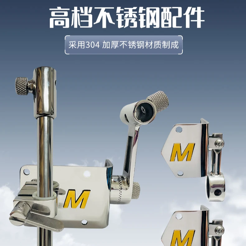 木之目钓箱直角精品加厚不锈钢配件拐角炮台金标款钓箱配件一体