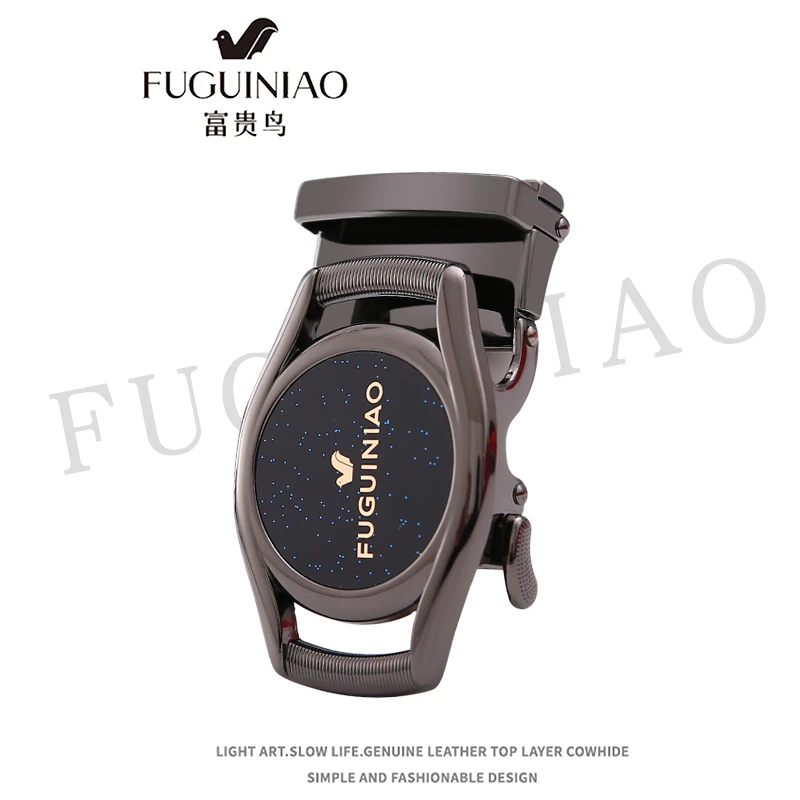 FUGUINIAO/富贵鸟富贵鸟皮带扣头单扣头自动扣多款爆款