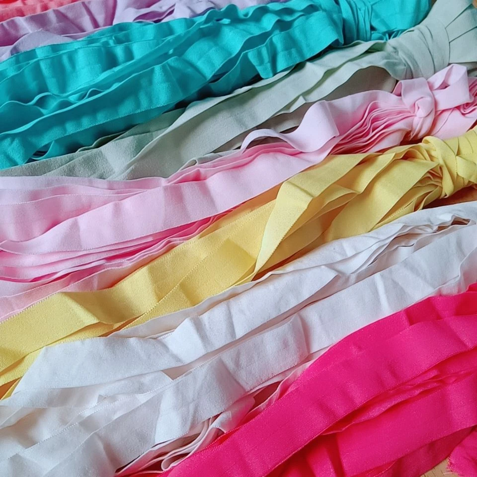 1斤100米左右高弹弹力包边滚边条内衣裤服装松紧论斤对折