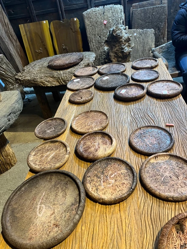 铁栎木树瘤盘子果盘随机发货，需要一物一拍联系客服