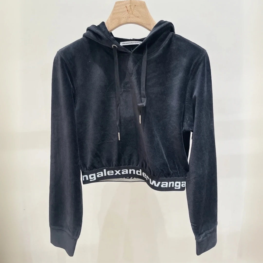 99新  积分-188/小花汤汤/P244276332/短款连帽卫衣 M