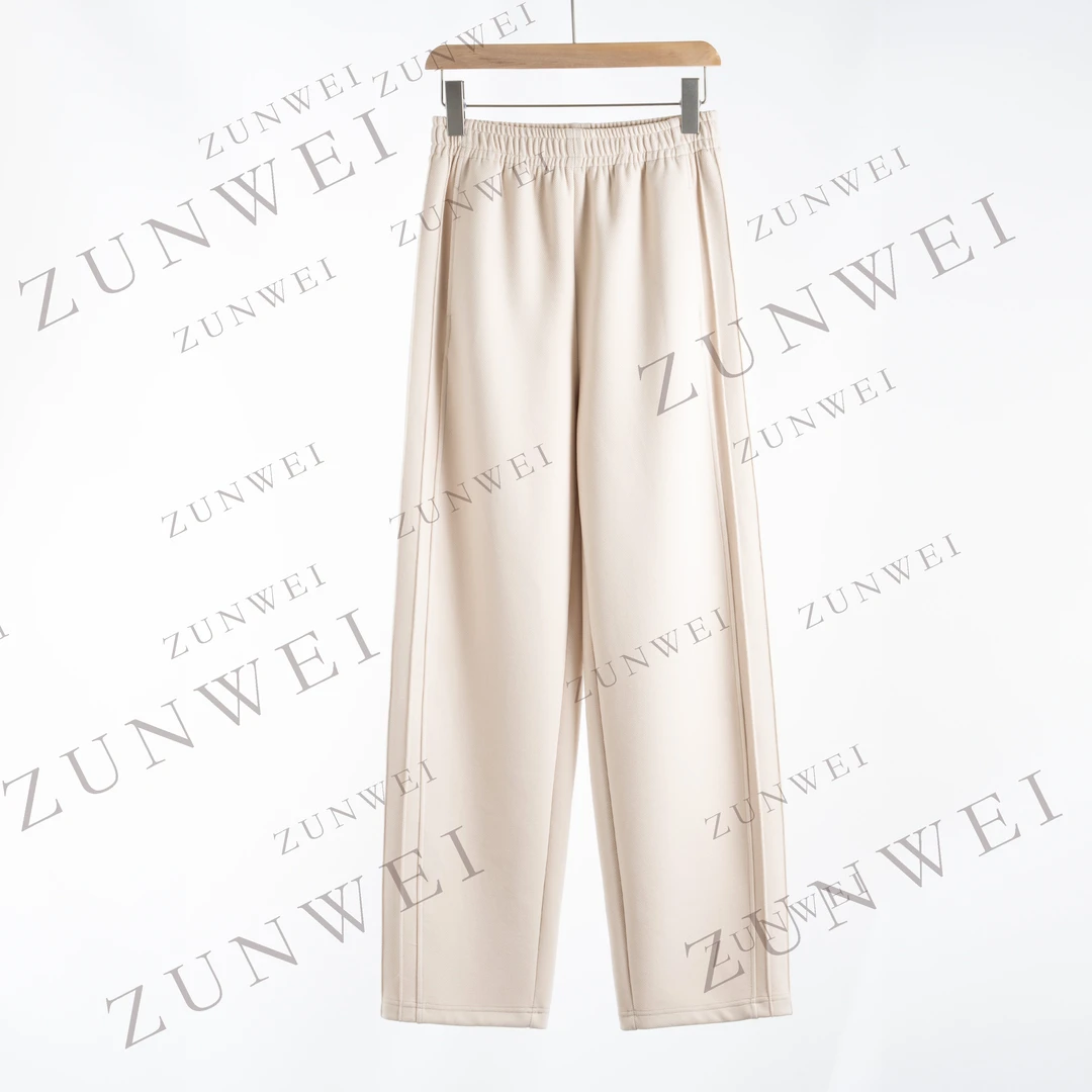 秋冬款简约百搭纯色休闲时尚显瘦松紧腰镰刀裤1231